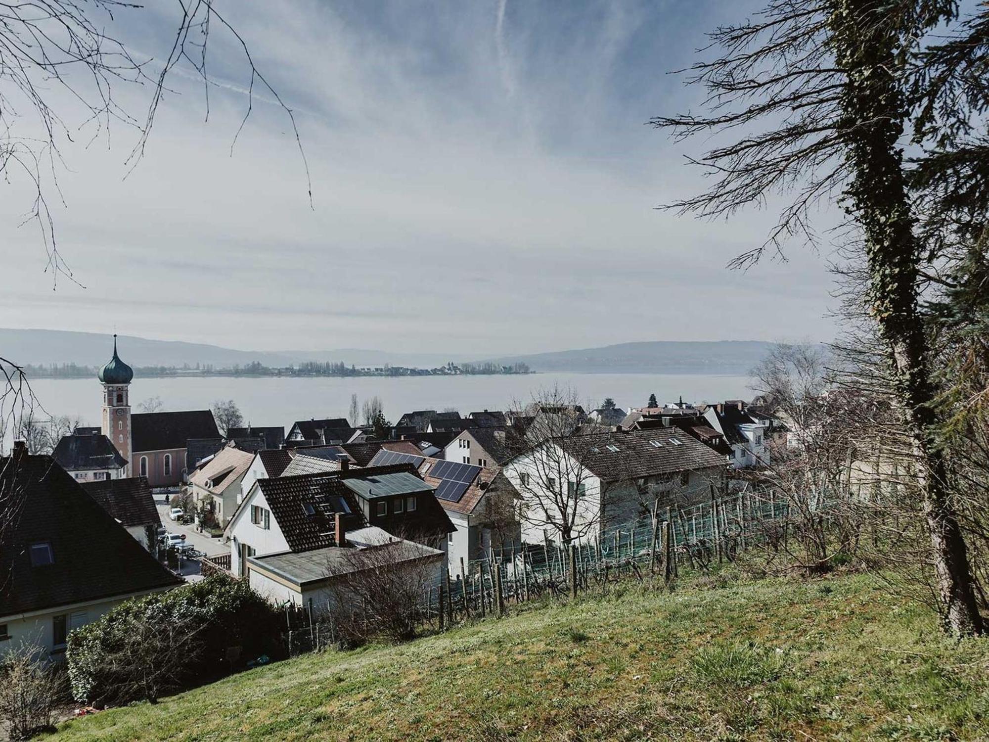 Ferienwohnung Bodenseeblick Allensbach Exteriör bild